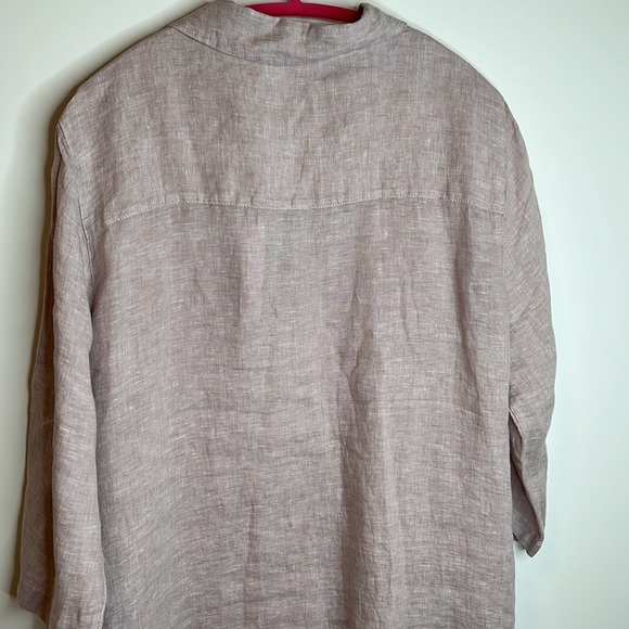 TAHARI | Linen Tunic? Top - Picture 8 of 10